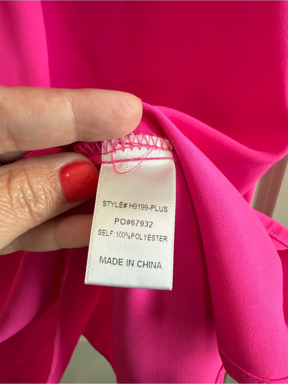 JODIFL Hot Pink Ruffle Sleeve Blouse - Picture 4 of 5